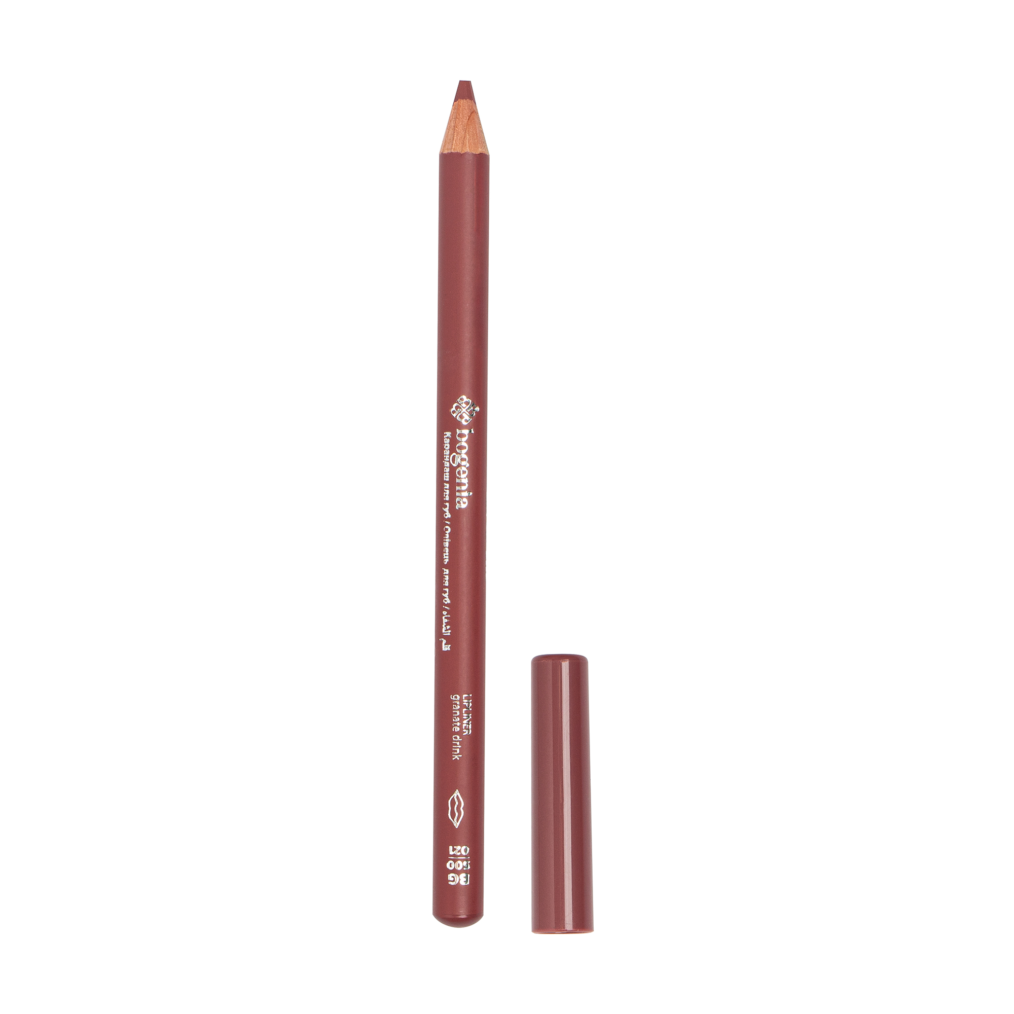 Олівець для губ Bogenia Lip Liner BG500, 021 Granate Drink, 0.78 г